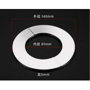 Stainless Steel Decorative Cover Faucet Pipe Gas Water Heater Cover Shower Cover For Gas Wall Boiler Extractors Exhaust Holes 80mm